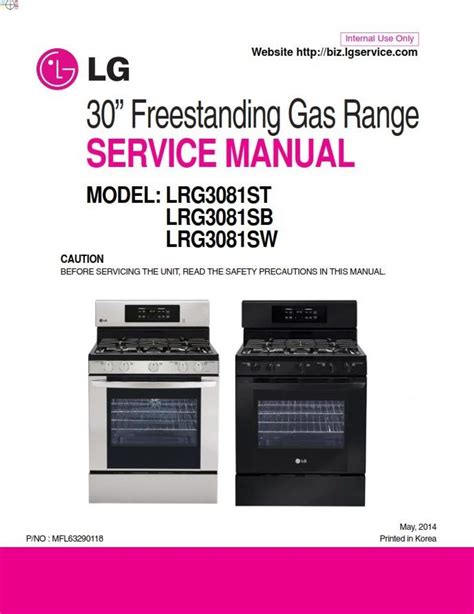 lg gas convection oven manual
